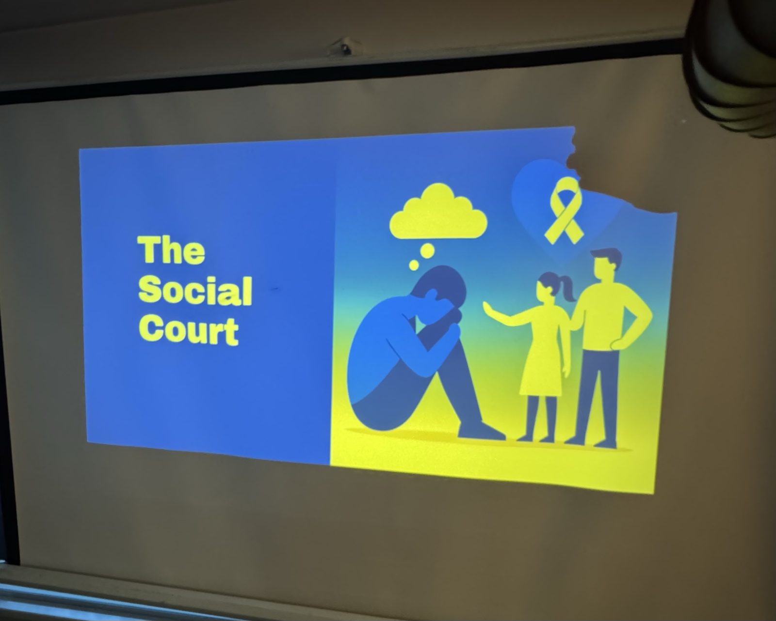 The Social Court — Session slide